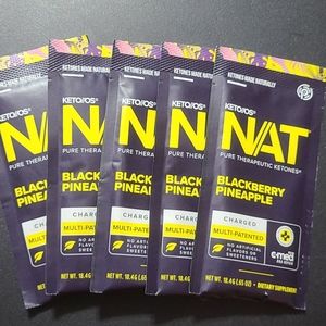 5 Blackberry Pineapple Nat ketones charged